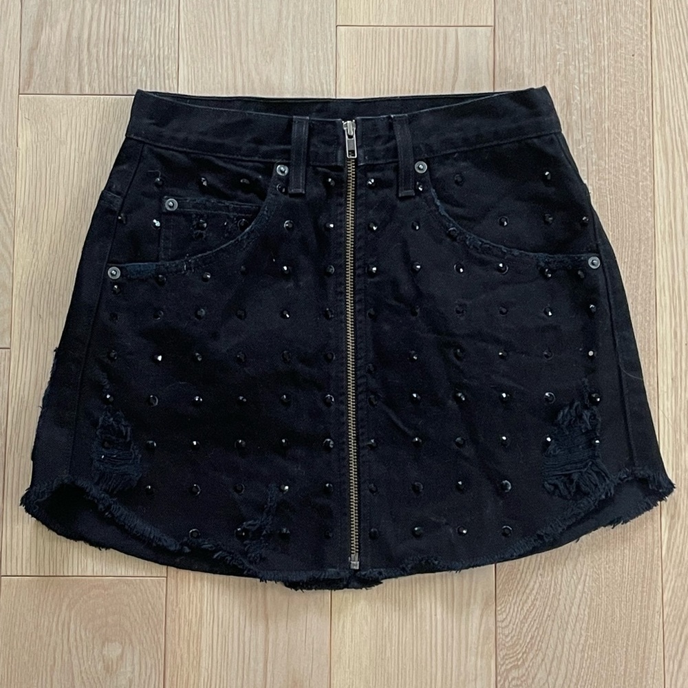 LF carmar los angeles denim mini skirt
